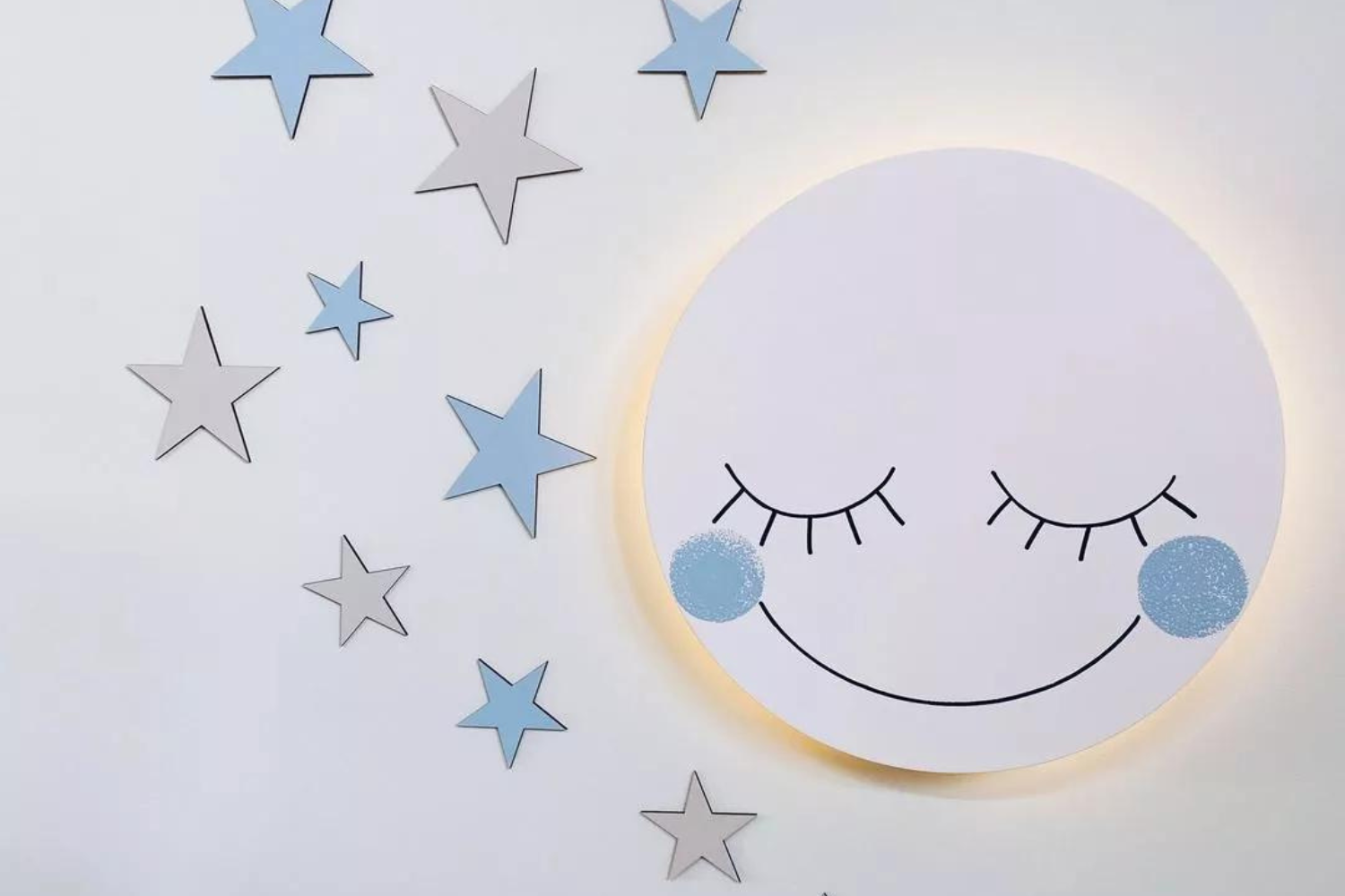 Lampe Pleine Lune - Bleue