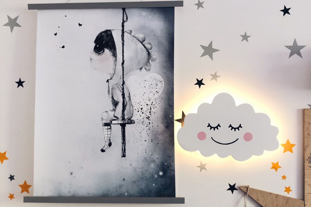 Smiling Cloud Lamp