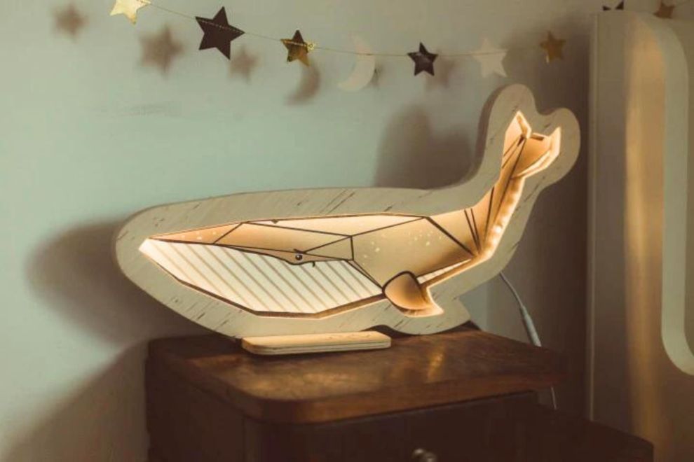 LED Whale Lamp Unky