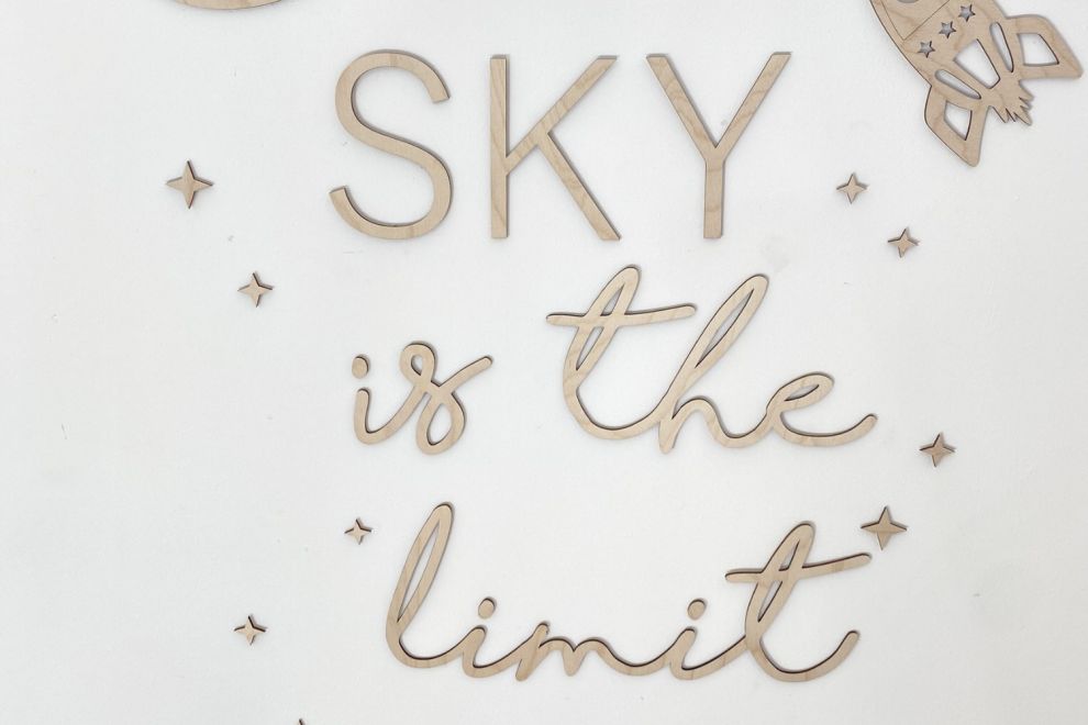 Sky is the limit Wall Decoration