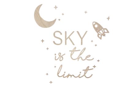 Sky is the limit Wall Decoration