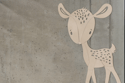 Décoration murale - Faon en bois