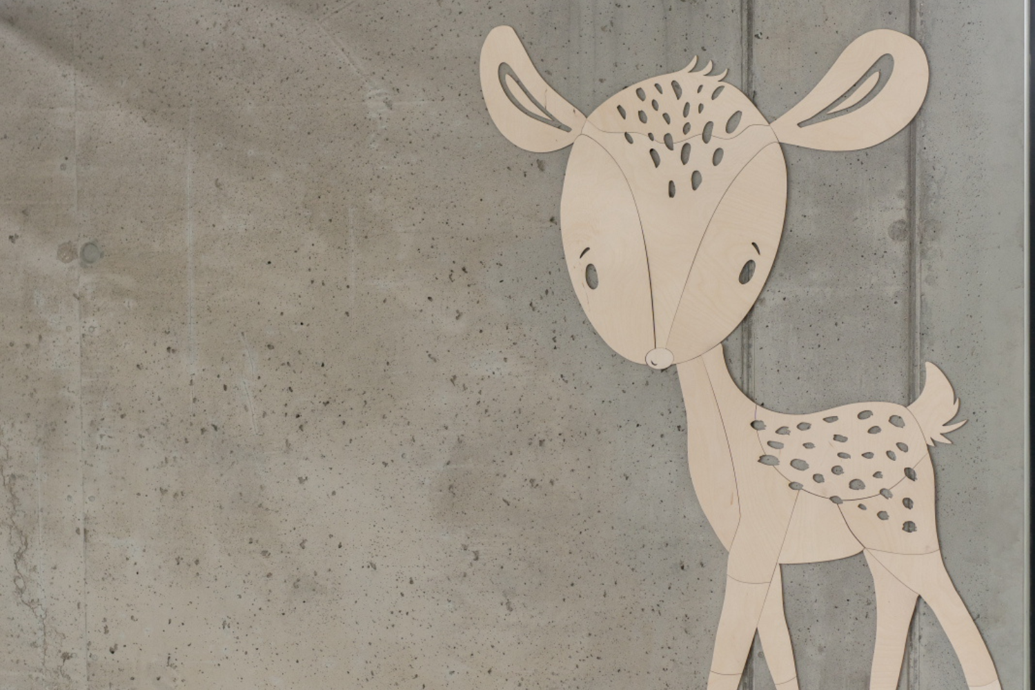 Deer Wooden Wall Decoration