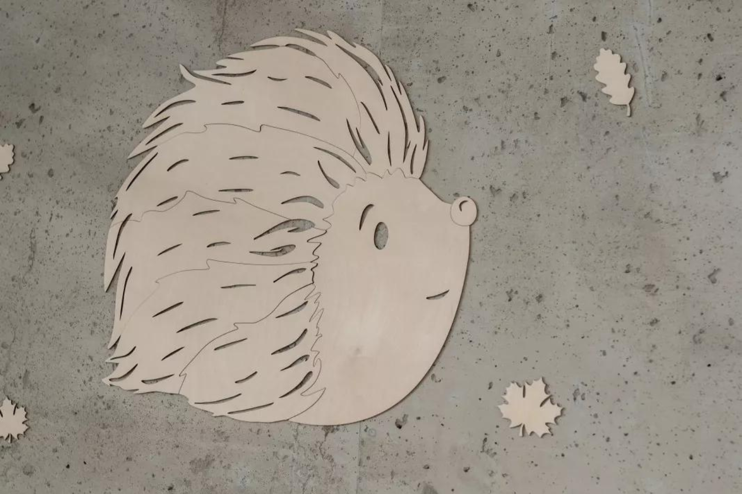 Hedgehog Wooden Wall Decoration