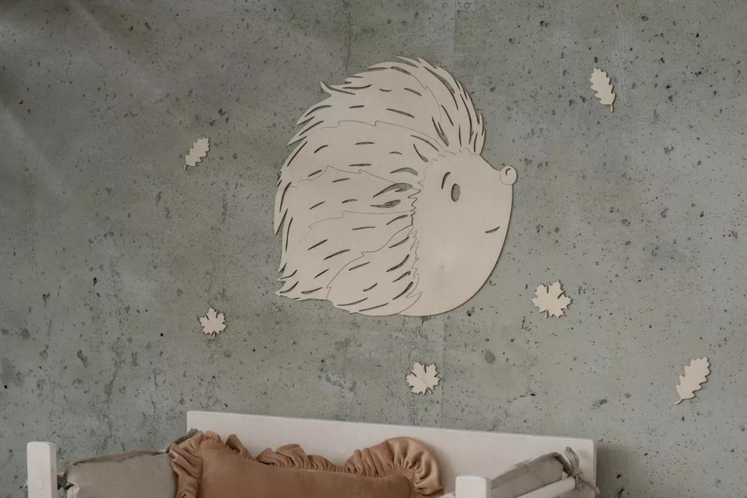 Hedgehog Wooden Wall Decoration