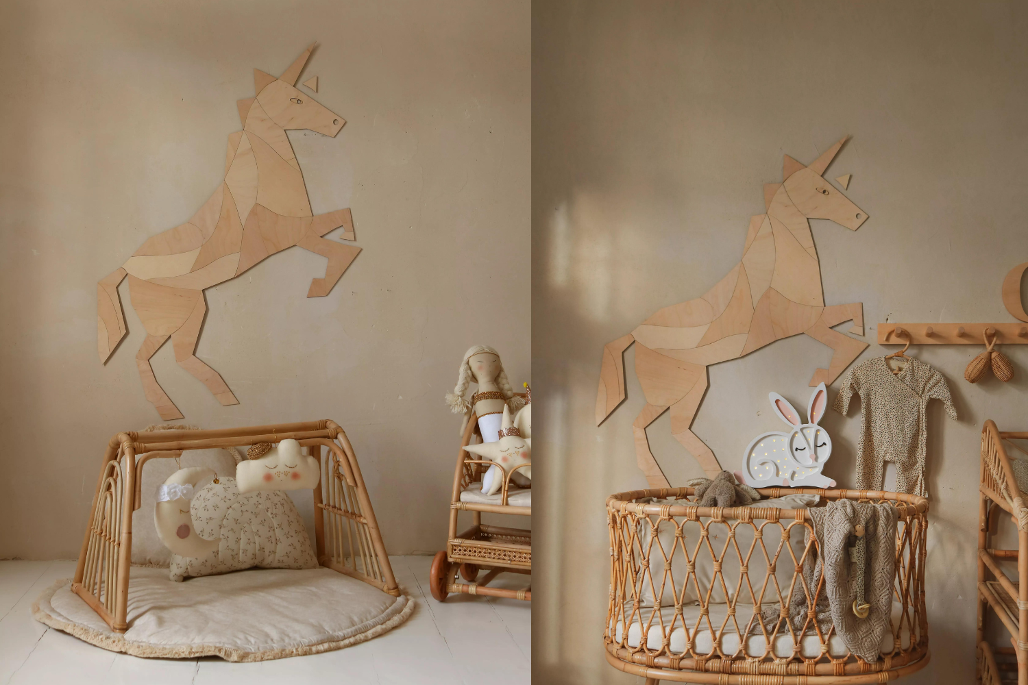 Decoración mural Caballo ou Unicornio