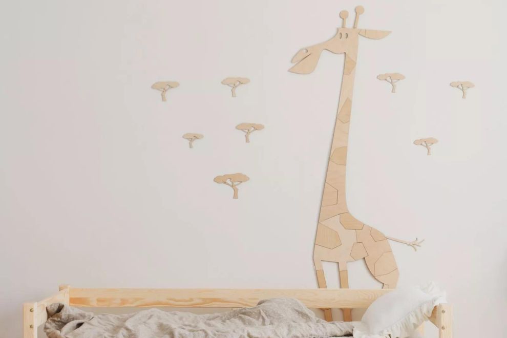 Wanddekoration Giraffe
