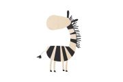Wanddekoration Zebra