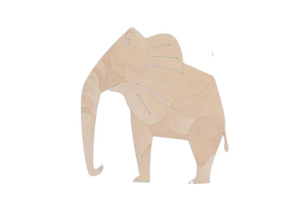 Wanddekoration Elefant