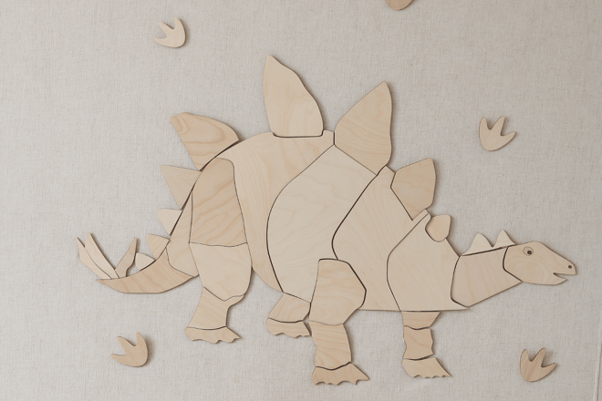 Nástěnná dekorace Stegosaurus