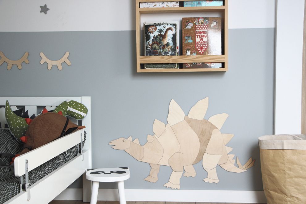 Decorazione murale Stegosauro