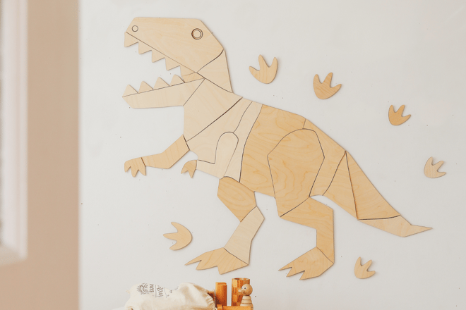 Nástěnná dekorace T-Rex