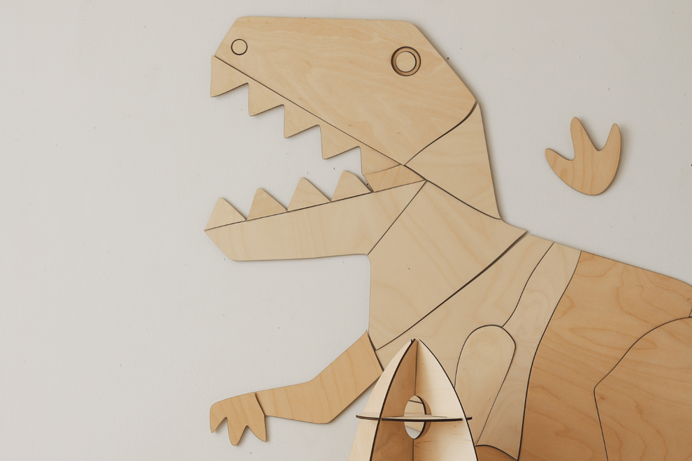 Decoração Parede T-Rex 3D