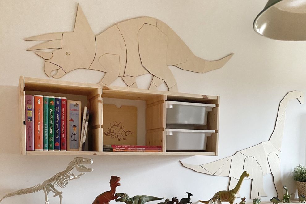 Decoración Mural Triceratops