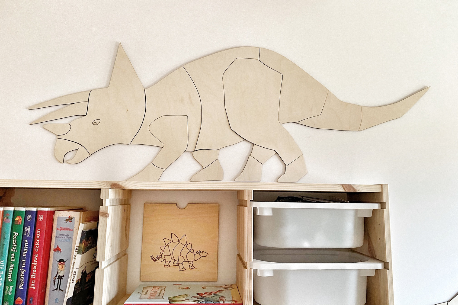 Decoración Mural Triceratops