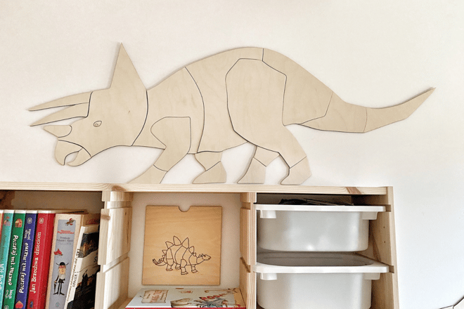 Nástěnná Dekorace Triceratops
