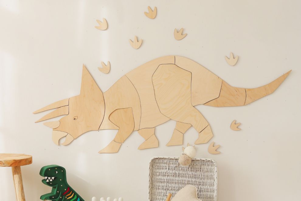 Décoration Murale Triceratops