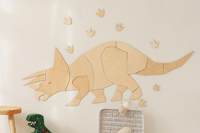 Nástěnná Dekorace Triceratops