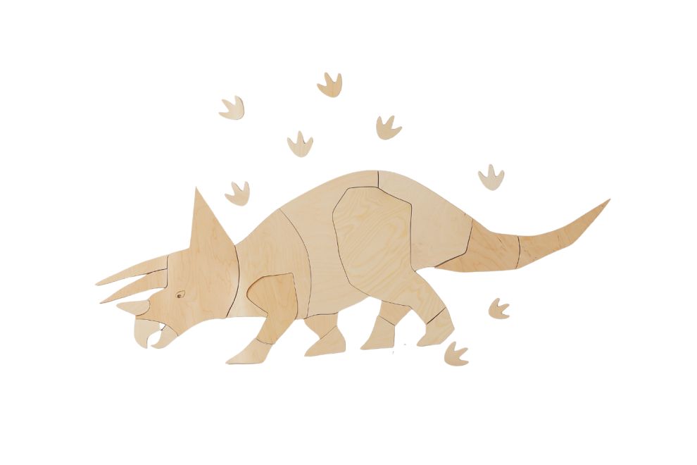 Decoração de Parede Triceratops