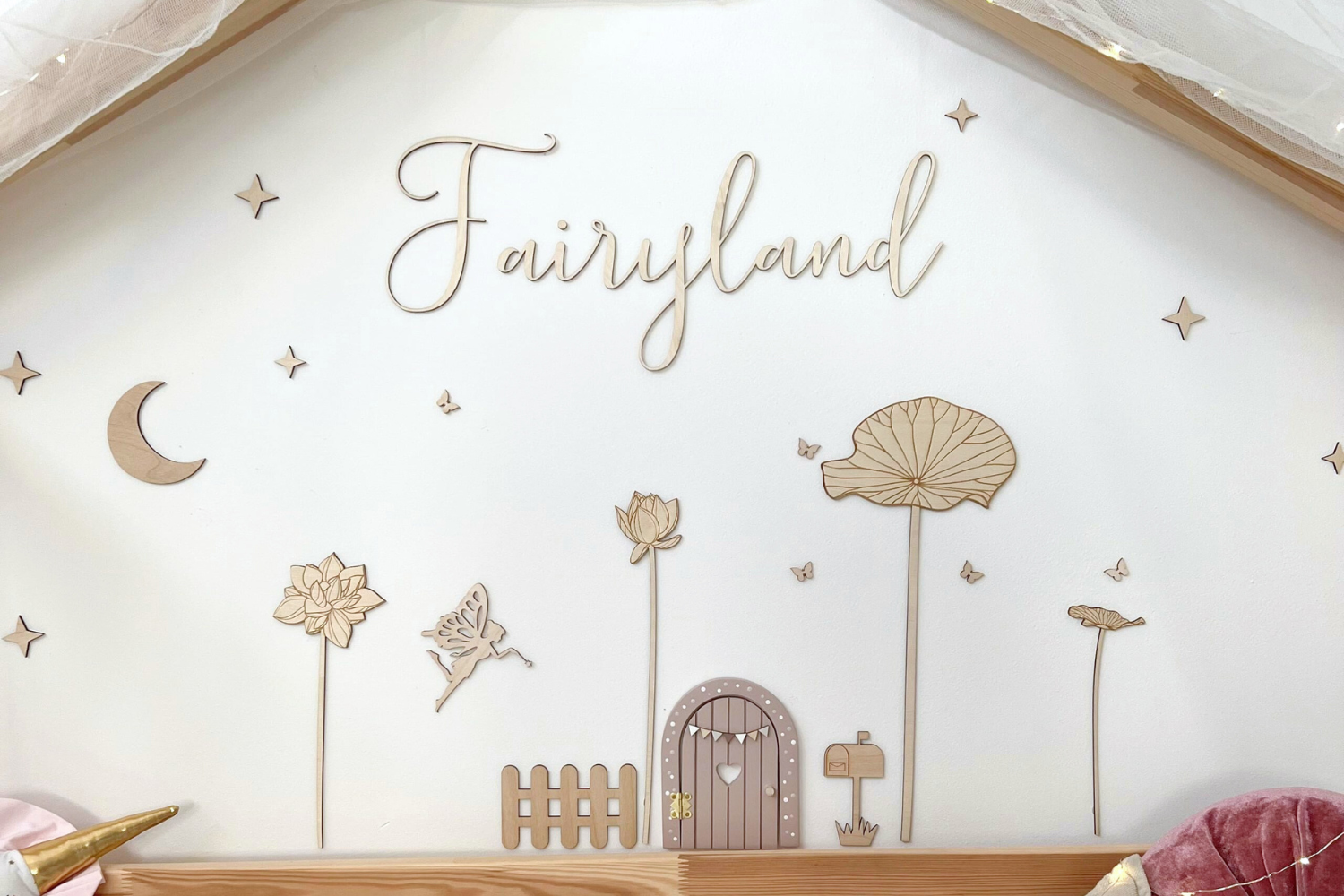 Decorazione da parete Fairyland - Naturale