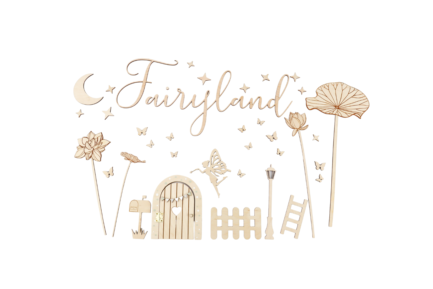 Decorazione da parete Fairyland - Naturale