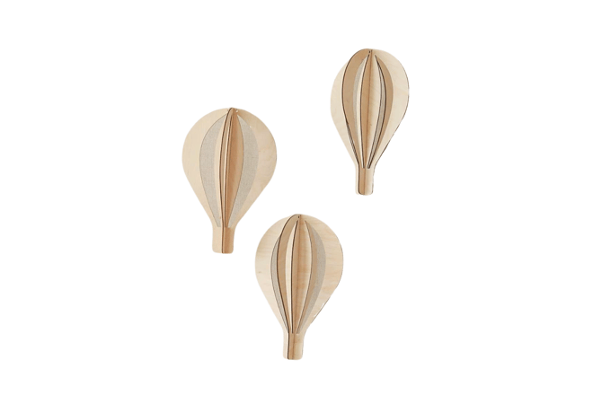 Set de Montgolfières 3D
