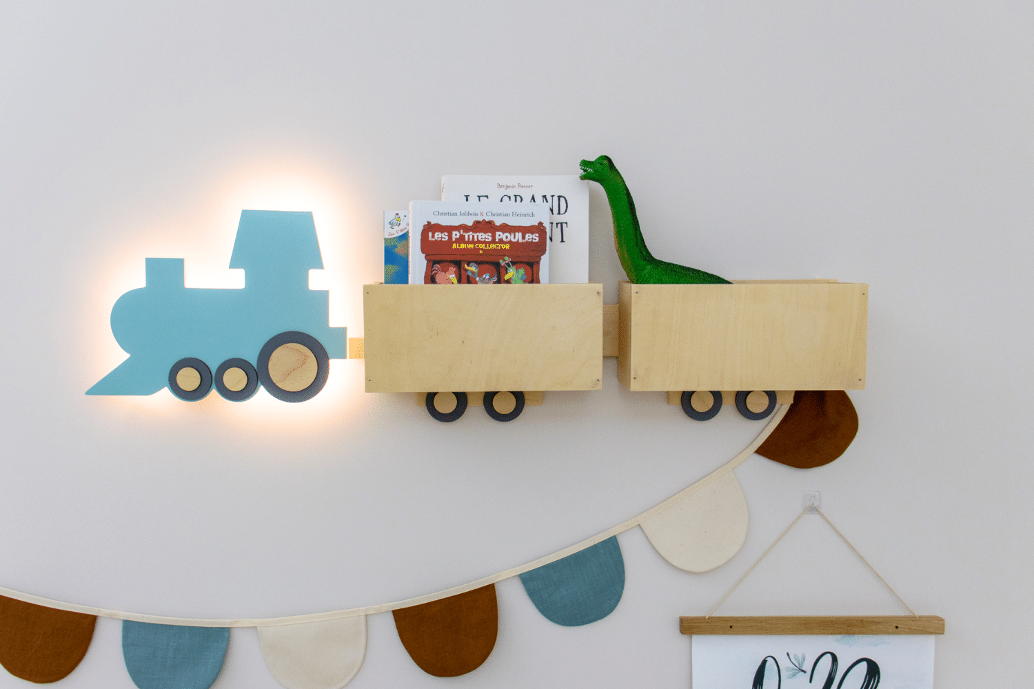 Train Shelf / Wall Lamp