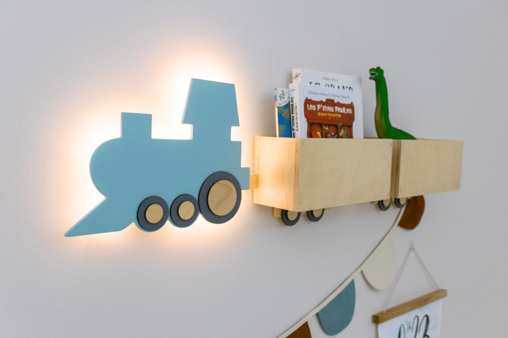 Train Shelf / Wall Lamp