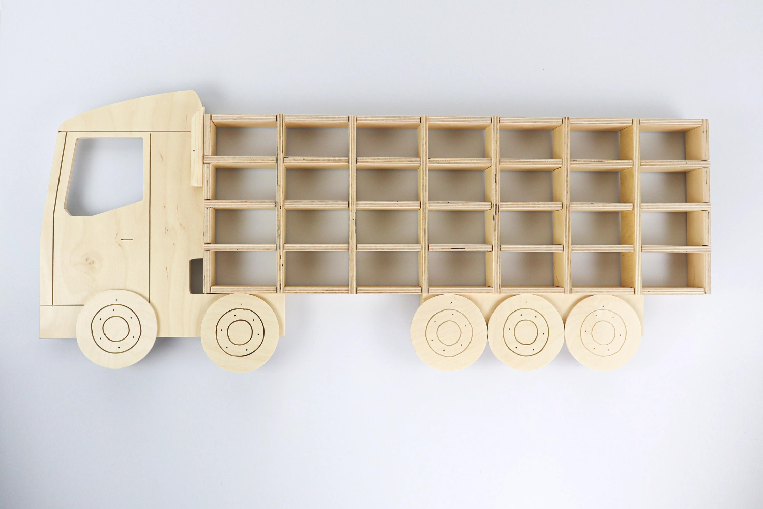 Luminous Truck Shelf Wood