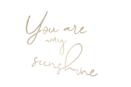 Décoração de Parede - You Are My Sunshine