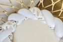 Contorno de Cama 3 cordas -  Boho Branco