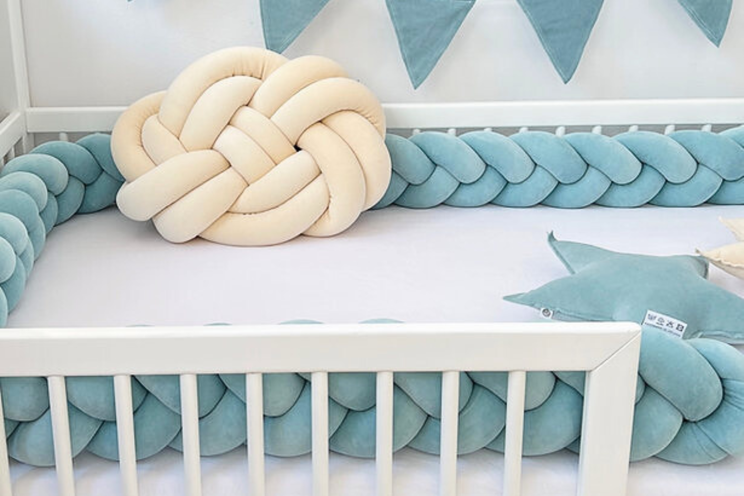 Contorno de Cama 3 cordas -Ice Blue