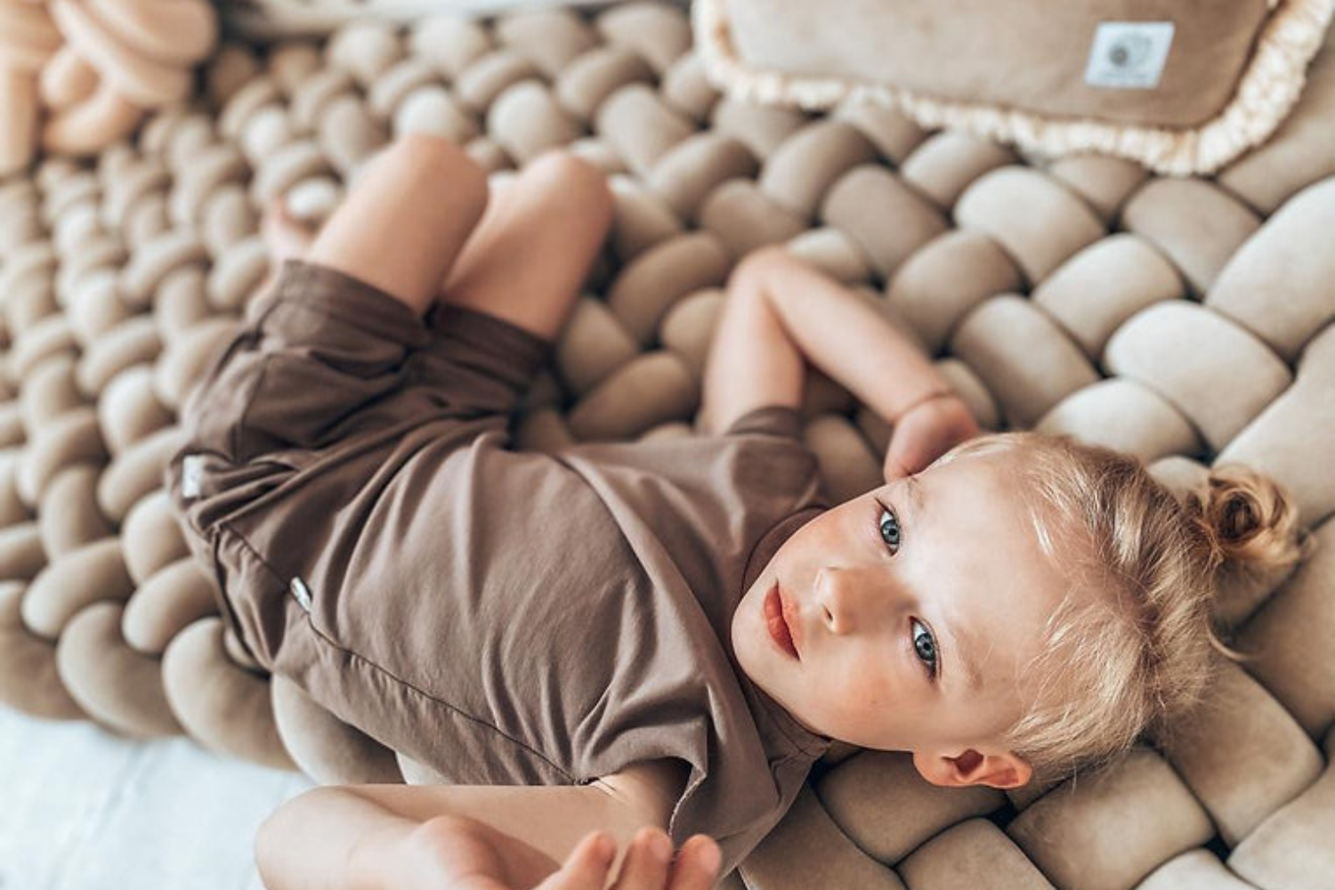 Braided Floor Mattress Cappuccino