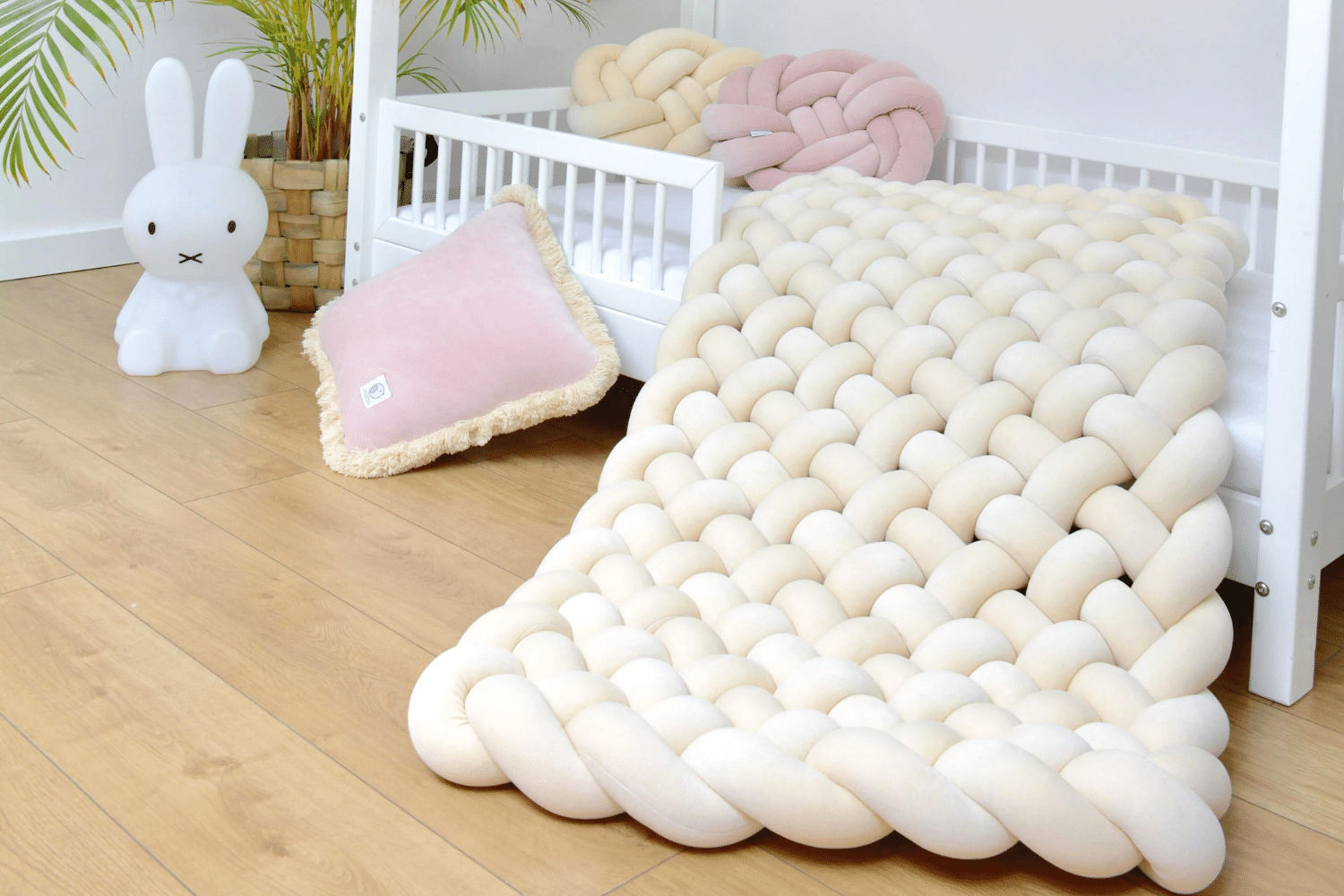 Braided Floor Mattress Almond