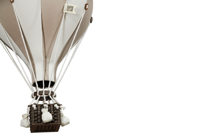 Horkovzdušný balón Beige & Écru