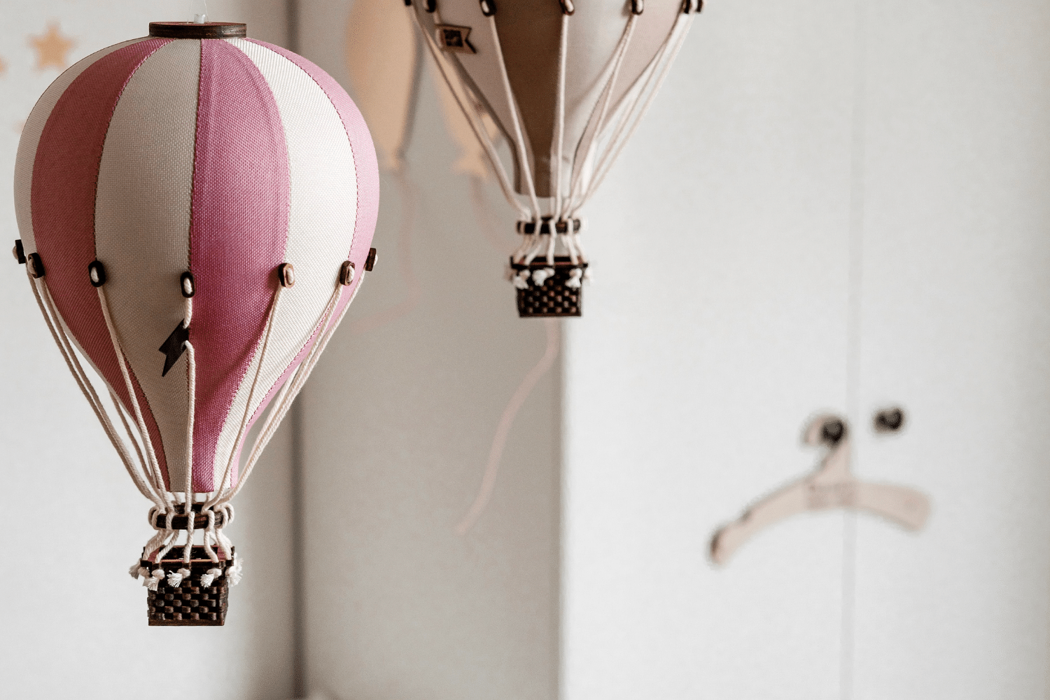 Globo aerostático Rosa Caramelo