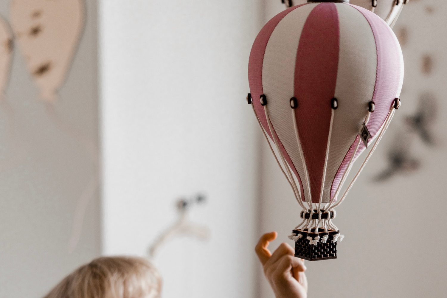 Globo aerostático Rosa Caramelo