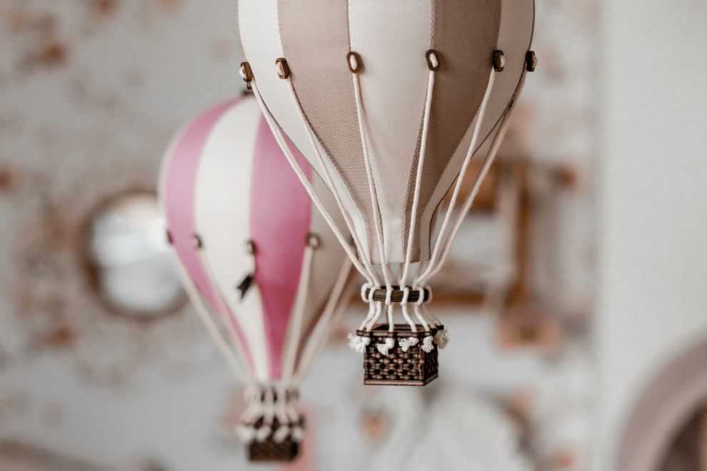 Candy Pink Hot Air Balloon