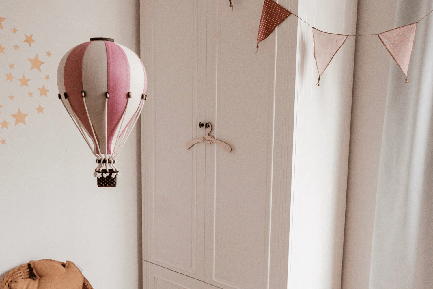 Dusty Pink Hot Air Balloon