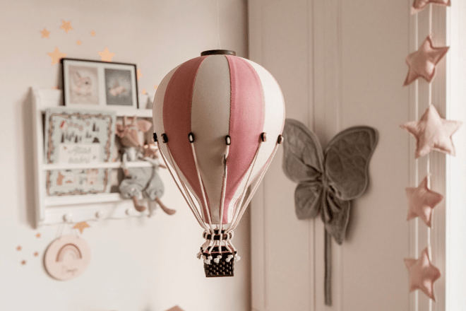 Balon cu aer cald Dusty Pink - 11