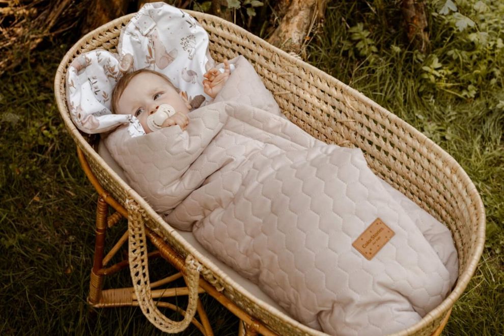 Sac de couchage bébé coton molletonné gris – Mon Petit Ange