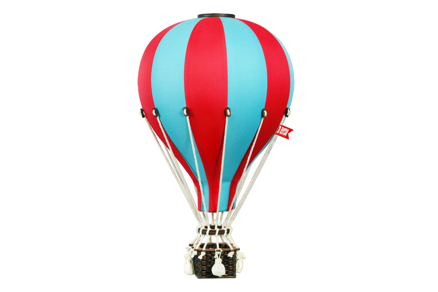 Red & Blue Hot Air Balloon