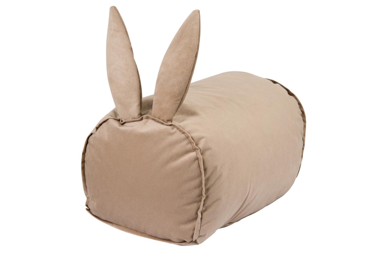 Pouf en Velours lapin bez