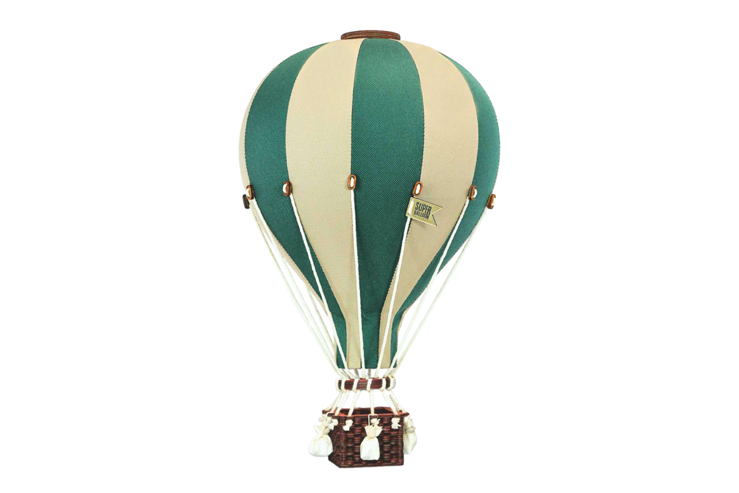 Mongolfiera Verde & Beige