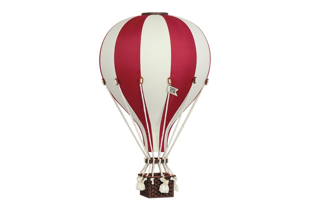 Balão de ar quente Bordeaux & Creme