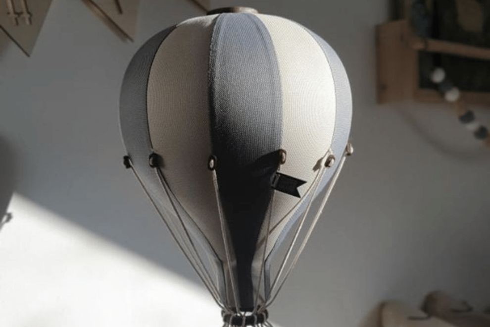 Dark Grey Hot Air Balloon