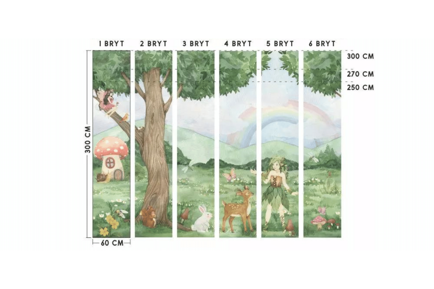 Fairyland Wallpaper 2.7m x 3m