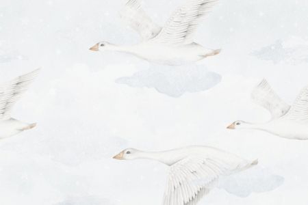 Flying Geese Wallpaper