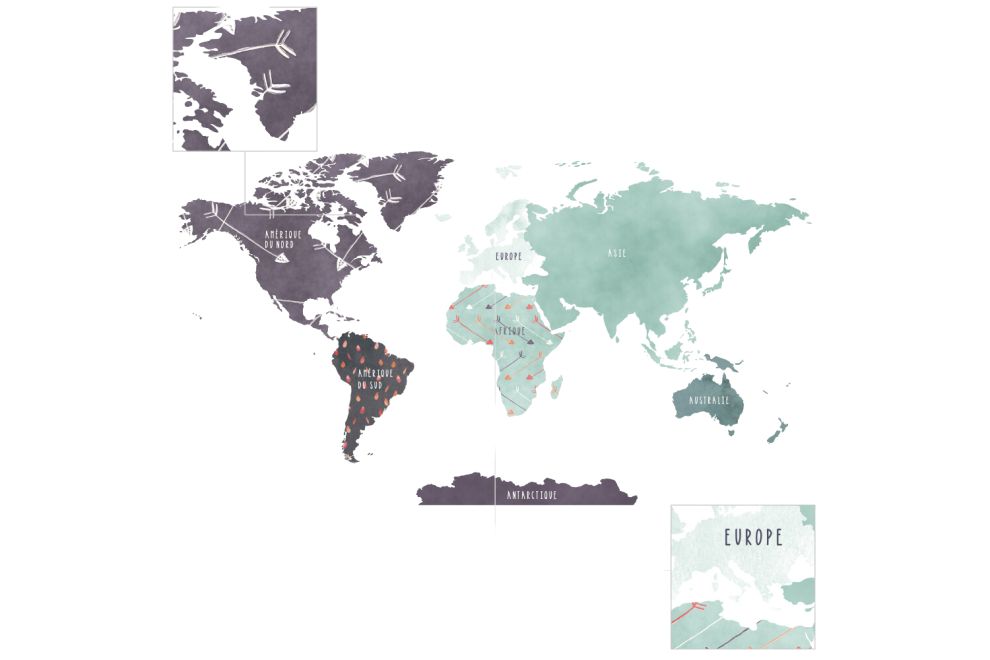 Mint World Map