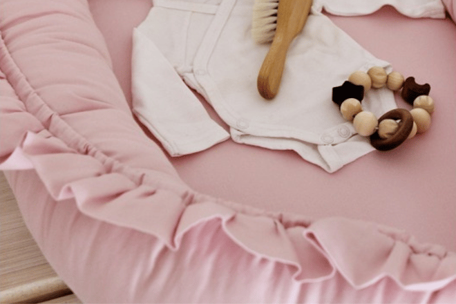 Redutor de cama Blush com Véus